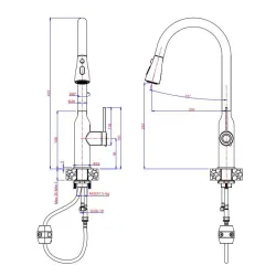 Bateria Quadron 3573591_ PVDG1 Jessica Złoty Stal szlachetna