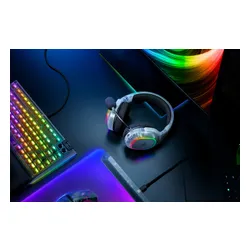 Słuchawki RAZER Barracuda X Chroma Phantom Bezprzewodowe, Nauszne, Dźwięk przestrzenny Biało-przezroczysty