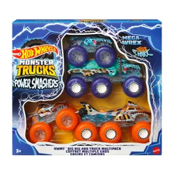 Zestaw pojazdów Hot Wheels Monster Trucks Power Smashers HYJ29 (4 szt.)