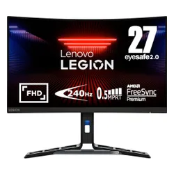 Monitor LENOVO Legion R27fc-30 27" 1920x1080px 240Hz 0.5 ms [MPRT] Curved