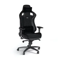 Fotel Noblechairs EPIC Black Gamingowy do 120kg Skóra ECO Czarny