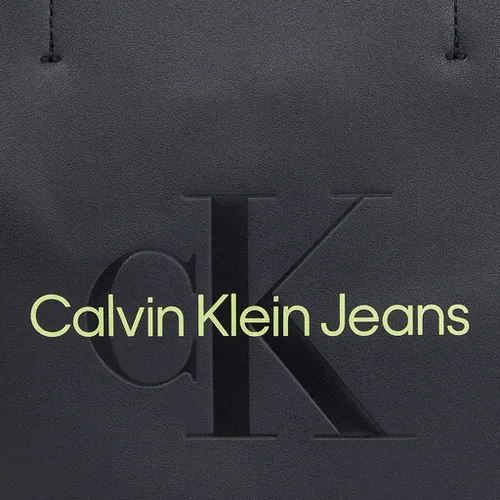 Calvin Klein Jeans Sculpted Mini Slim Tote26 Mono Handbag K60K611547 Черный