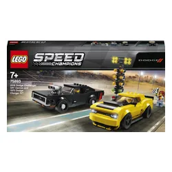 LEGO Speed Champions 2018 Dodge Challenger SRT Demon oraz 1970 Dodge Charger R/T (75893)