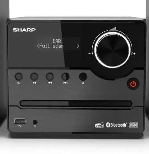 Wieża Sharp XL-B517D 15W Bluetooth Radio FM, DAB+ Czarny