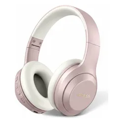 Słuchawki nauszne GUESS + Słuchawki douszne GUESS Różowy