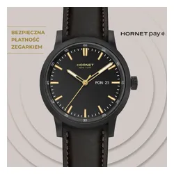 Zegarek HORNET Nolita NFC 40mm Czarno-złoty