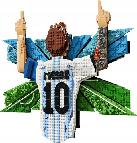 LEGO Editions 43018 Lionel Messi cieszynka, zestaw klocków 14+