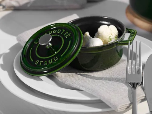 Mini garnek żeliwny okrągły STAUB MINI COCOTTE 250 ML Zielony
