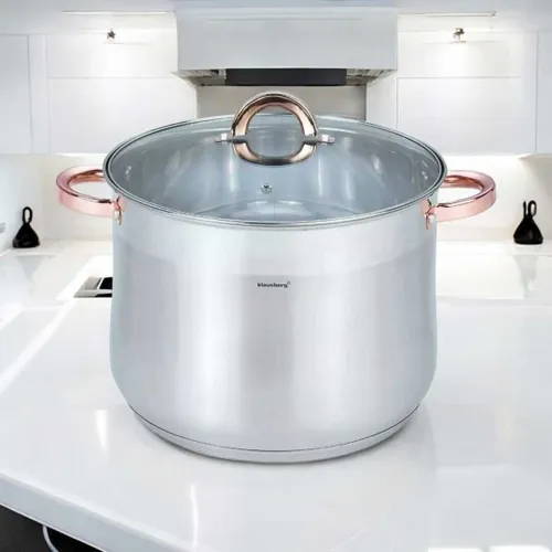 Klausberg Garnek Gastro Z Pokrywą 30Cm 16L Kb-7796