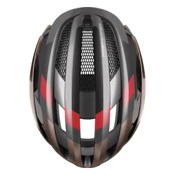 Kask rowerowy ABUS AirBreaker Metallic Czarno-brązowy Szosowy (rozmiar S)