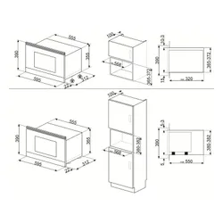 Kuchenka mikrofalowa Smeg MP322X1