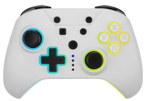 Pad Armor3 NuRival Light Up do Nintendo Switch Bezprzewodowy Biały
