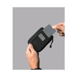 Кошелек Alpaka Zip ID, черный