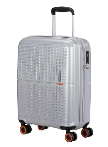 American Tourister GeoPop Bavul-metalik gümüş