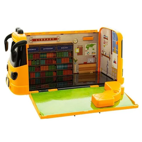 Autobus Rozkładany Walizka Biblioteka 2 Plansze