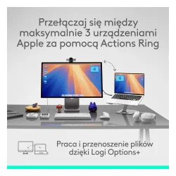 Myszka Logitech MX Master 4 dla Mac Szary