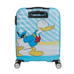 Walizka kabinowa American Tourister Wavebreaker Disney - Donald blue kiss