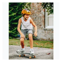 Kask rowerowy dziecięcy Hornit Spider orange/black