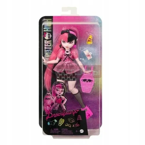 LALKA MONSTER HIGH DRACULAURA DAY OUT lalka +akcesoria HKY71
