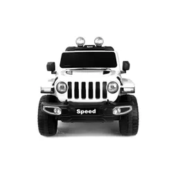Samochód Na Akumulator Auto Dla Dziecka Jeep Speed 4X4 Eva Pilot Skóra