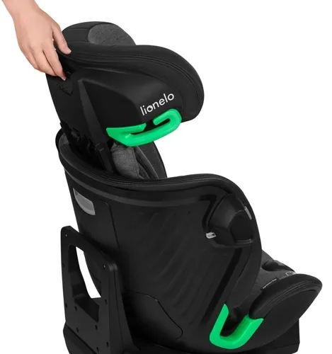 Fotelik samochodowy LIONELO Harmony i-Size 40-150 cm (0-36 kg) Grafitowy