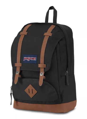 JanSport Cortland Dizüstü Bilgisayar Sırt Çantası-Siyah