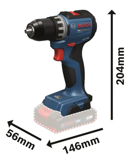 Wiertarko-wkrętarka akumulatorowa BOSCH GSR18V-52 L-BOXX