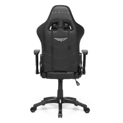 Fotel GAMVIS Expert Czarny (białe elementy)