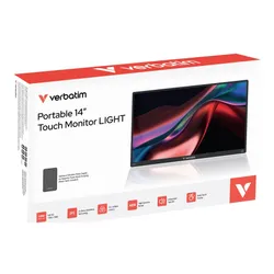 Monitor VERBATIM Light 14" 1920x1080px IPS + Powerbank