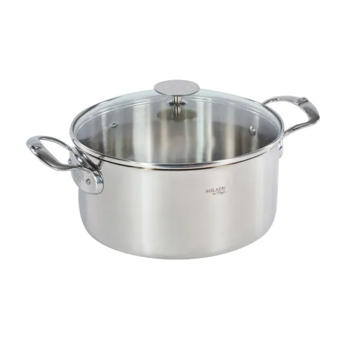 DE BUYER Milady 3 l - garnek ze stali nierdzewnej z pokrywką