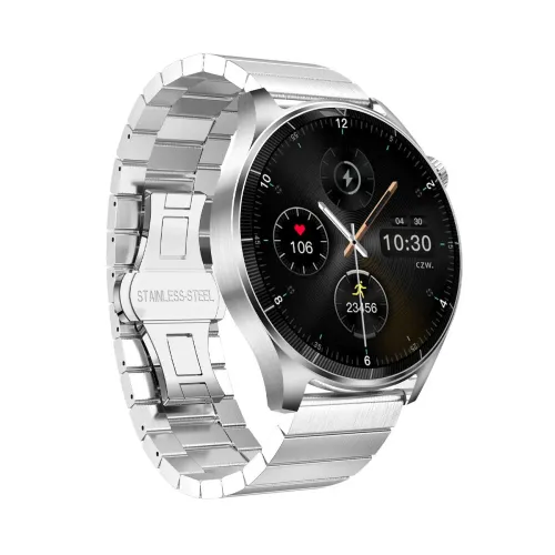 Smartwatch Forever Grand SW-710 46mm Srebrny