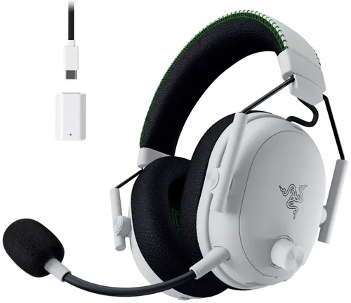 Słuchawki RAZER BlackShark V3 Pro for Xbox Bezprzewodowe, Nauszne, ANC, Dźwięk przestrzenny Biały