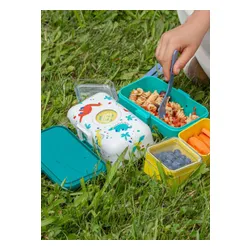 Lunchbox dziecięcy do szkoły Monbento MB Tresor - blue / dino