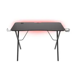 Biurko Genesis Holm 200 RGB 113cm Czarny