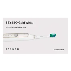 Szczoteczka soniczna SEYSSO Gold White Special Collection