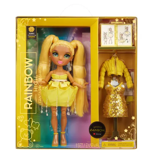 Кукла Mga Rainbow High Fantastic Fashion Doll - YELLOW - Sunny Madison