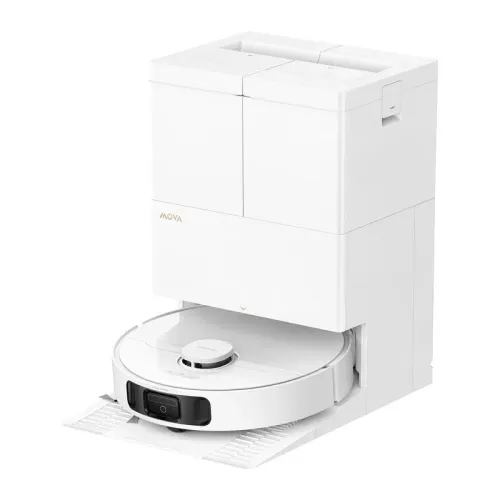 Robot sprzątający Mova E50 Pro Ultra Funkcja mopowania Stacja oczyszczająca Tworzenie mapy pomieszczenia 80dB Biały