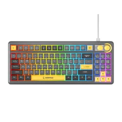 Klawiatura membranowa Rampage Cyclone KNOB Szaro-Czarny