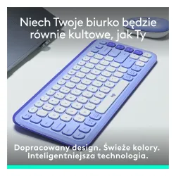 Klawiatura membranowa Logitech POP Icon Keys Fioletowy