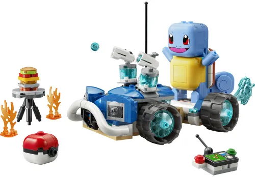 LEGO 72156 Pokémon SMART Play Przygoda Trenera ze Squirtle i pojazdem terenowym