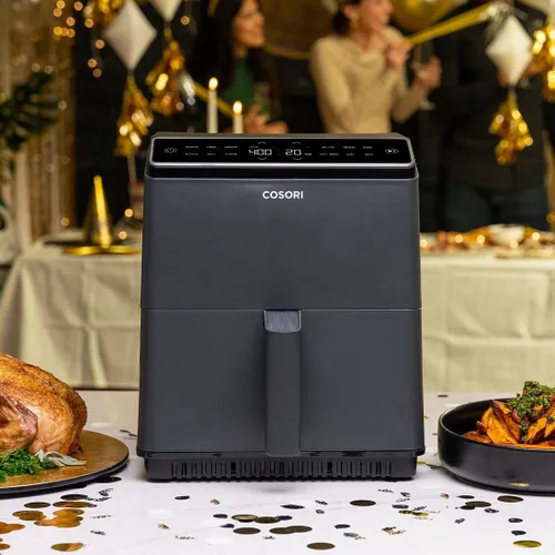 Air Fryer Frytkownica beztłuszczowa COSORI CAF-P681S-KEUR Dual Blaze 6.4l Wi-Fi zabezpieczenie przed przegrzaniem