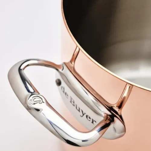 DE BUYER Prima Matera 3,3 l - garnek miedziany z pokrywką