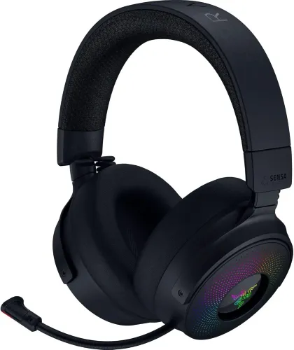 Słuchawki bezprzewodowe z mikrofonem Razer Kraken V4 Pro Nauszne Czarny