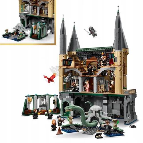 LEGO Harry Potter 76473 Zamek Hogwart Wschodnie skrzydło, zestaw klocków