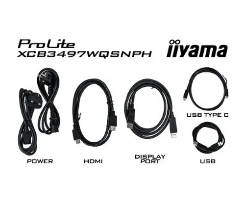 Monitor iiyama ProLite XCB3497WQSNPH-B1 34" 3K VA 120Hz 0,4ms Zakrzywiony