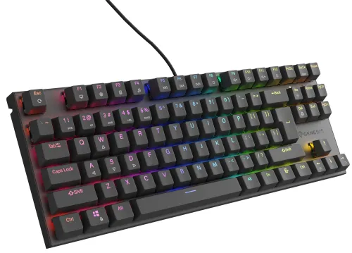 Klawiatura mechaniczna Genesis Thor 303 TKL HOT SWAP Outemu Brown Czarny