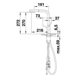 Bateria BLANCO Fontas-S II 525204 Biały