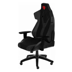 Fotel Genesis Nitro 650 Gamingowy do 150kg Skóra ECO Tkanina Czarny