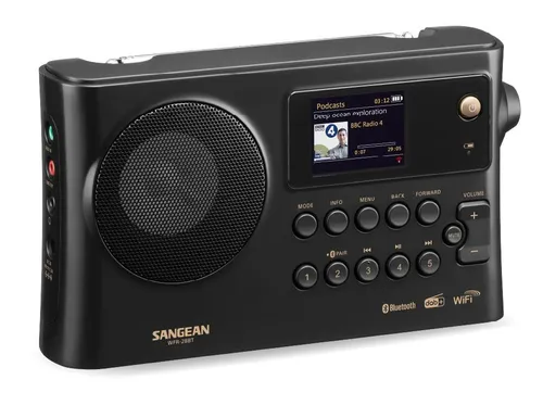 Radioodbiornik Sangean WFR-28BT Radio FM DAB+ Internetowe Bluetooth Czarny