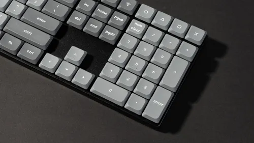 Klawiatura mechaniczna Keychron K5 Max RGB Gateron Red Szary
